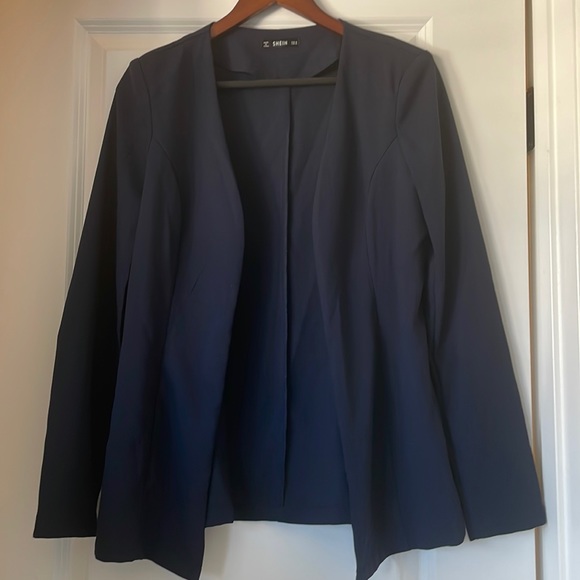 SHEIN Jackets & Blazers - Shein Navy blazer